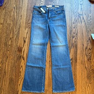 Nili Lotan Blue Flare Jeans